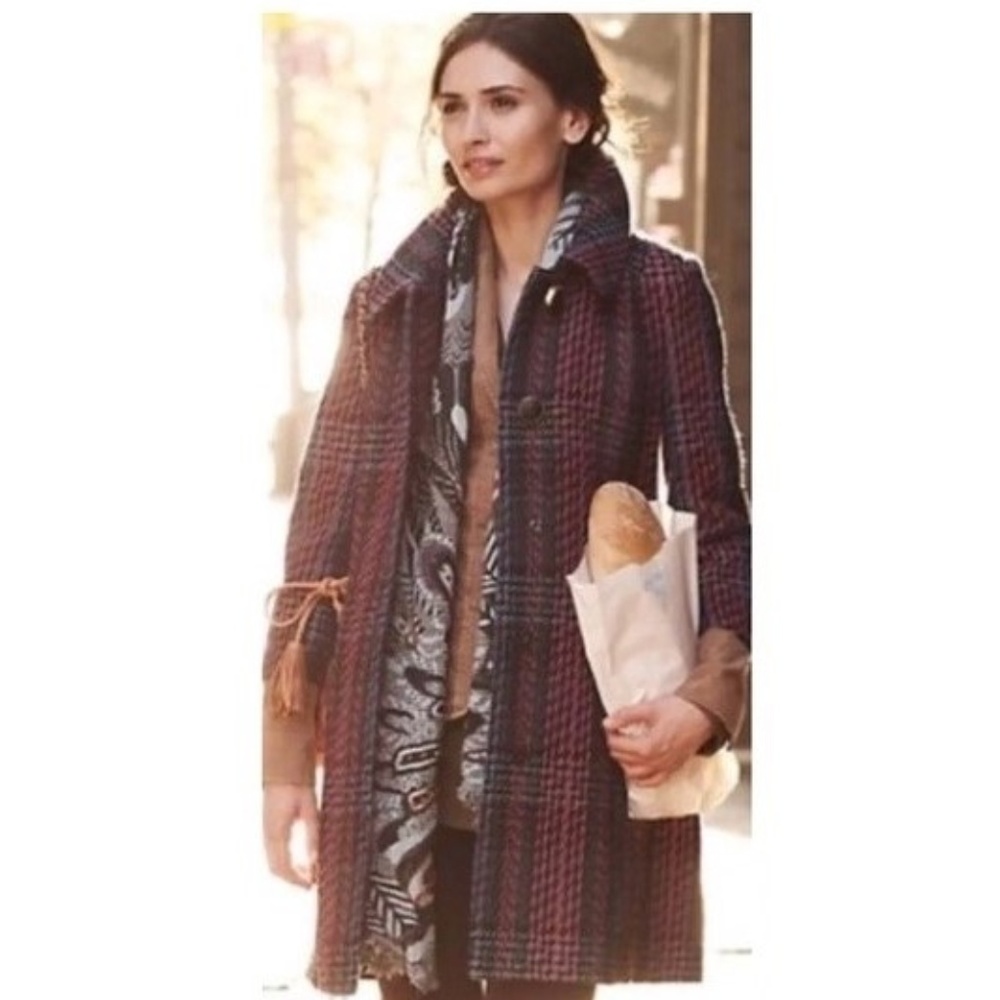 Anthropologie Plenty by Tracy Reese woven coat